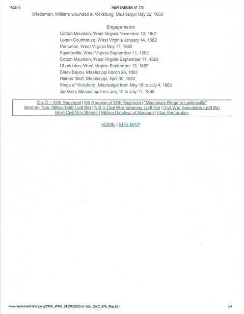 Company C 37th Reg Ohio Vol 4